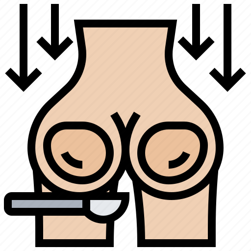 Augmentation, buttock, cosmetology, implant, surgery icon - Download on Iconfinder