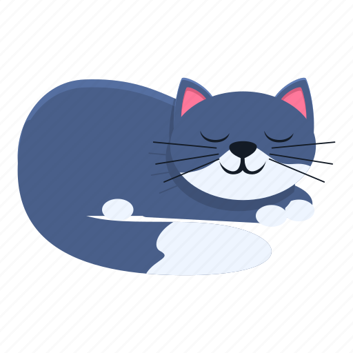 Cat, sleeping, animal icon - Download on Iconfinder