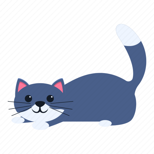 Feline, cat, playful, tail icon - Download on Iconfinder