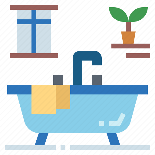 Bath, bathroom, furniture, household icon - Download on Iconfinder