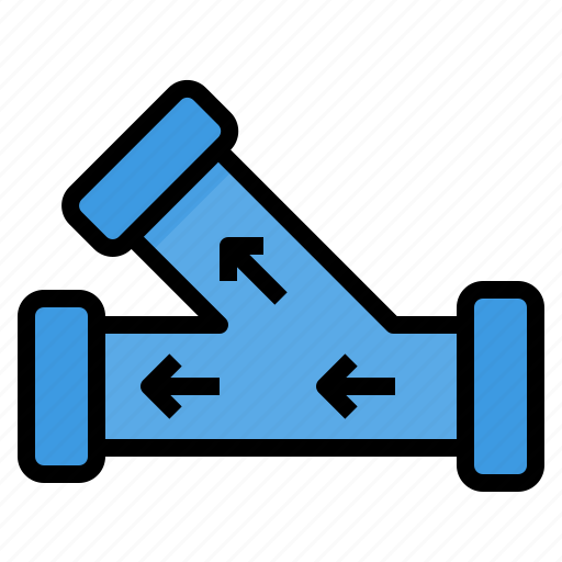 Industry, junction, pipe, system, water icon - Download on Iconfinder