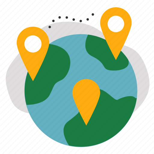 Check, data, destination, global, location, world icon - Download on Iconfinder