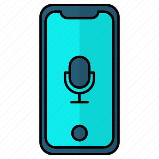 Microphone, mobile, phone, podcast, record, smartphone icon - Download on Iconfinder