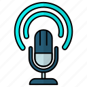 broadcast, podcast, mic, microphone