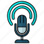 broadcast, podcast, mic, microphone 