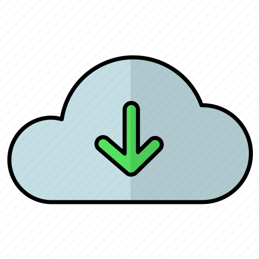 Arrow, download, cloud, down icon - Download on Iconfinder