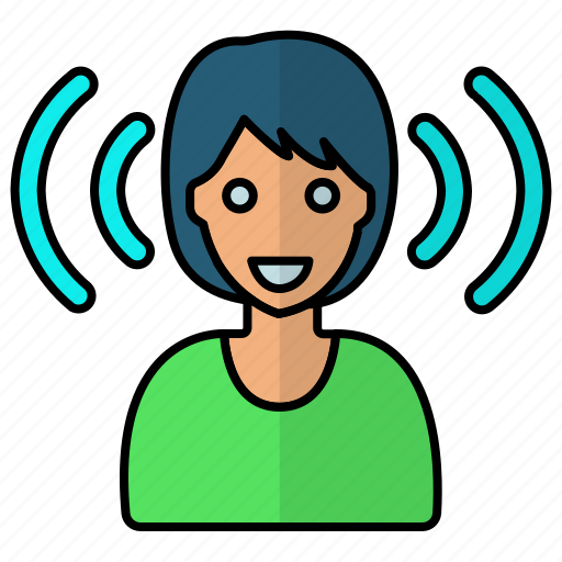 Female, girl, host, podcast, radio icon - Download on Iconfinder