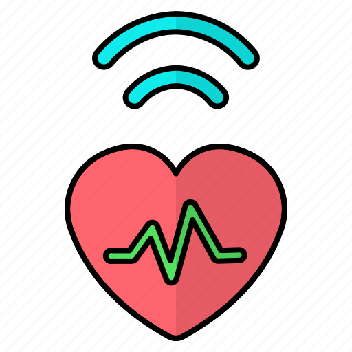 Health, podcast, heart, pulse, signal icon - Download on Iconfinder