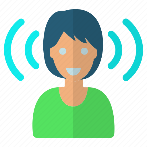 Female, girl, host, podcast, radio icon - Download on Iconfinder
