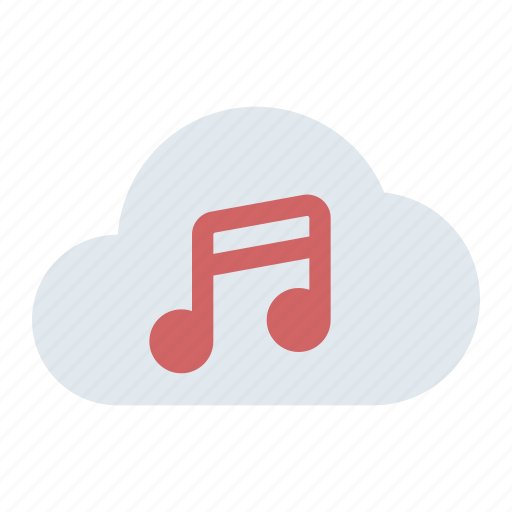 Music, cloud, sound, media, server icon - Download on Iconfinder