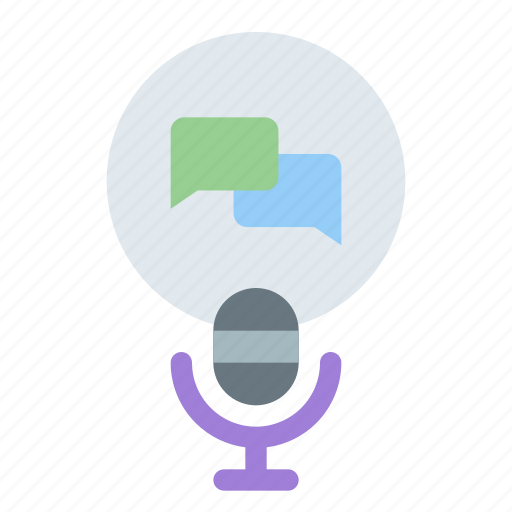 Podcast, chat, voice, speech, bubble icon - Download on Iconfinder