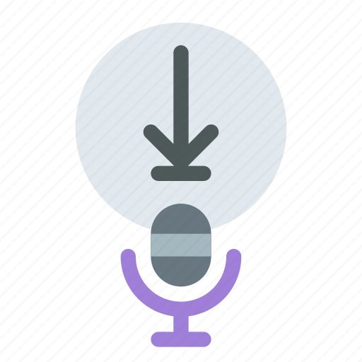 Podcast, download, radio, microphone, entertainment icon - Download on Iconfinder