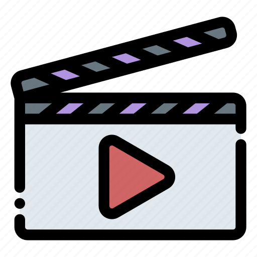 Clapper, movie, camera, board, cinema icon - Download on Iconfinder