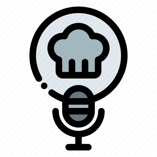 Podcast, cooking, cook, kitchen, chef icon - Download on Iconfinder