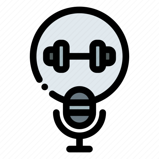 Podcast, workout, sport, fitness, exercise icon - Download on Iconfinder