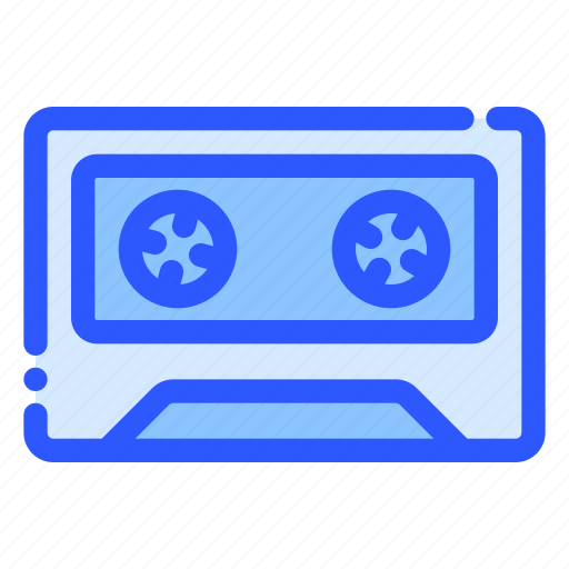 Casette, tape, retro, vintage, music icon - Download on Iconfinder