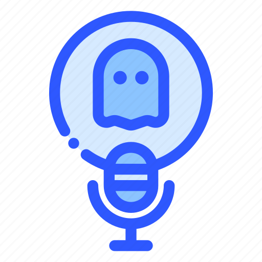 Podcast, horror, voice, entertainment, halloween icon - Download on Iconfinder