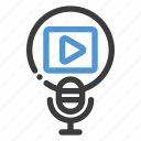 podcast, film, video, movie, microphone