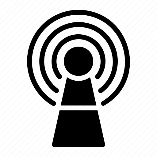 Signal, podcast, concentric, poletower, circles, network icon - Download on Iconfinder
