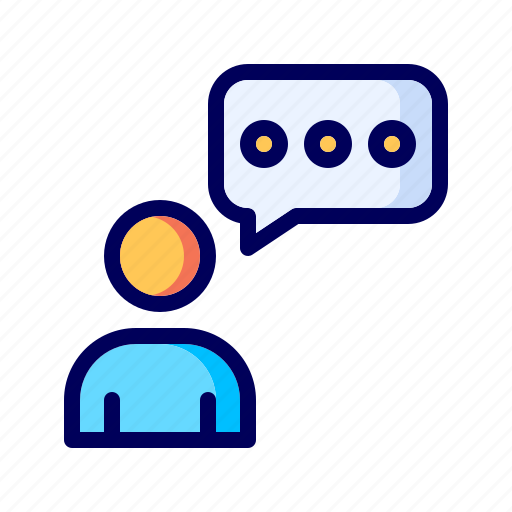 Podcast, monologue, speaking, talk icon - Download on Iconfinder