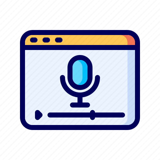 Podcast, audio, web, voice icon - Download on Iconfinder