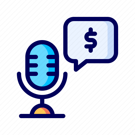 Podcast, radio, voice, finance icon - Download on Iconfinder