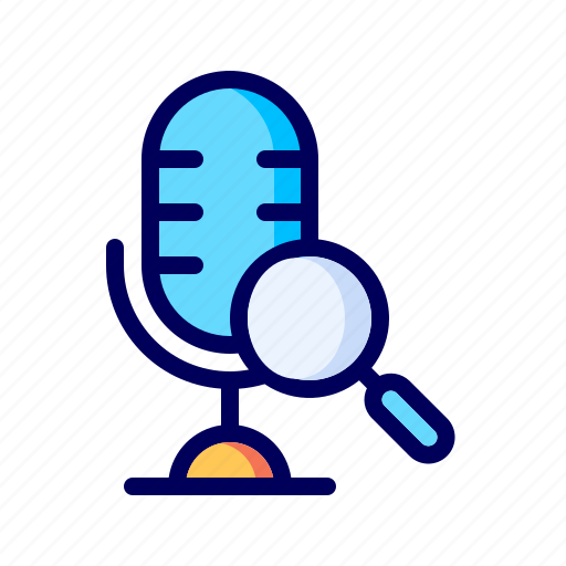 Podcast, search, voice, microphone icon - Download on Iconfinder