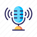 podcast, microphone, recording, voice