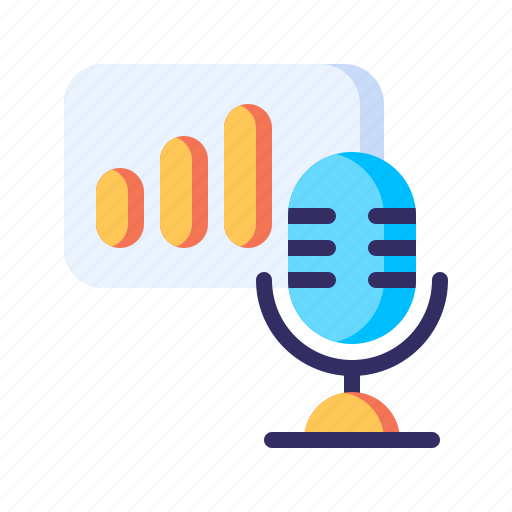 Podcast, radio, statistics, analytics icon - Download on Iconfinder