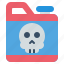 gallon, skull, tank, toxic, fuel 
