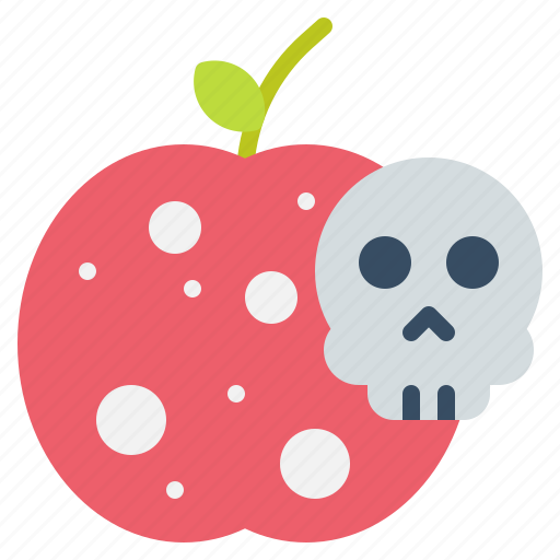 Rotten, poisonous, apple, dangerous, unhealthy icon - Download on Iconfinder