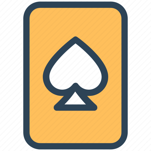 Casino, gambling, hazard, playing, poker card, spade icon - Download on Iconfinder