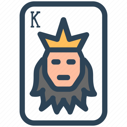 Casino, gambling, hazard, king, playing, poker card icon - Download on Iconfinder