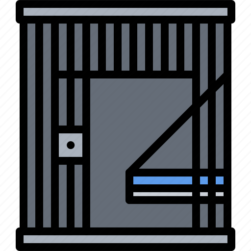 Cell, jail, justice, law, police, prison, prisoner icon - Download on Iconfinder