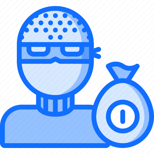 Criminal, justice, law, mask, money, police, thief icon - Download on Iconfinder