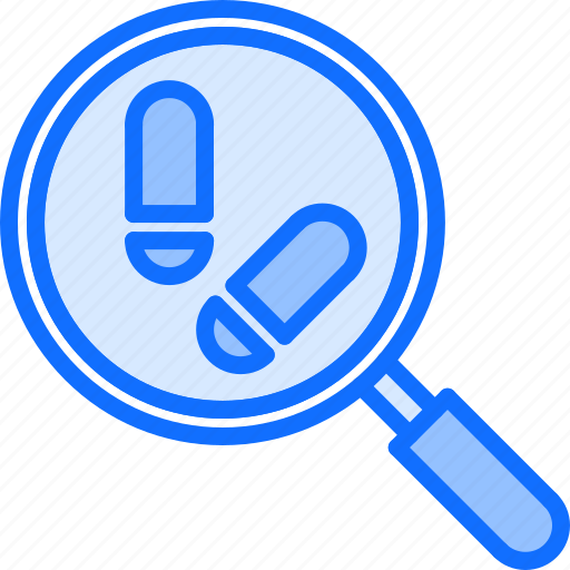 Footprint, justice, law, magnifier, police, search, trail icon - Download on Iconfinder
