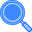 finger, fingerprint, justice, law, magnifier, police, search 