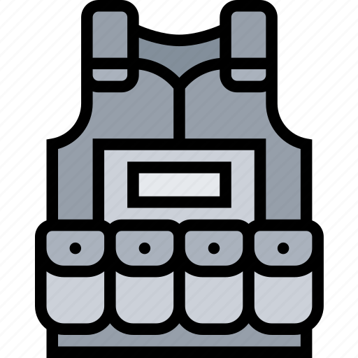 Bulletproof, vest, armor, body, protective icon - Download on Iconfinder