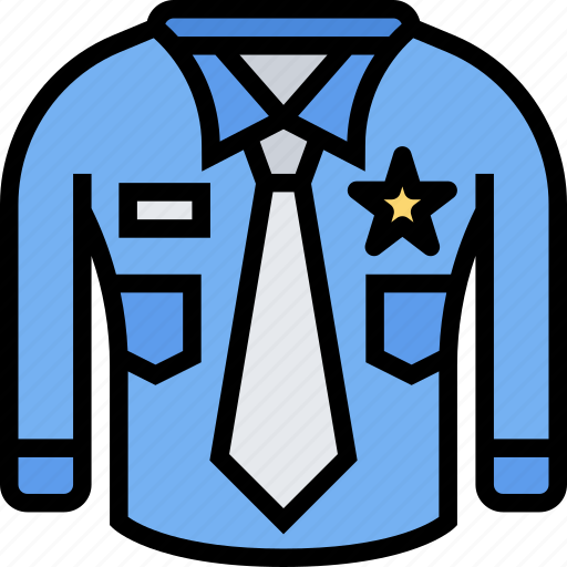 Police, uniform, officer, authority, clothing icon - Download on Iconfinder