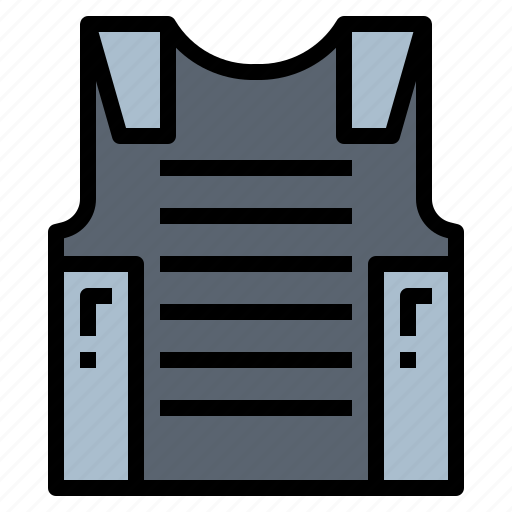 Bulletproof, protection, shell, vest icon - Download on Iconfinder