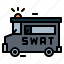 police, sign, swat, van 