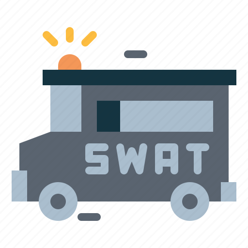 Police, sign, swat, van icon - Download on Iconfinder