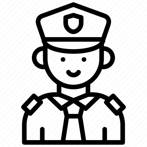 Police, policeman, cop, law, uniform, job icon - Download on Iconfinder