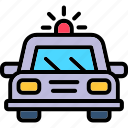 police, car, emergency, vehical, transport