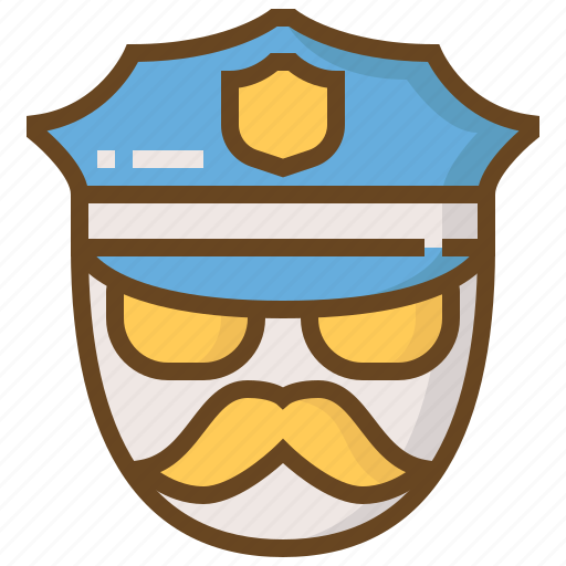 Cop, justice, law, police, policeman, security icon - Download on Iconfinder