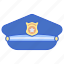 hat, justice, police, uniform 