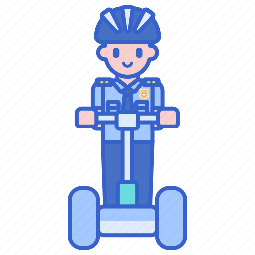 Police, segway, transport, vehicle icon - Download on Iconfinder