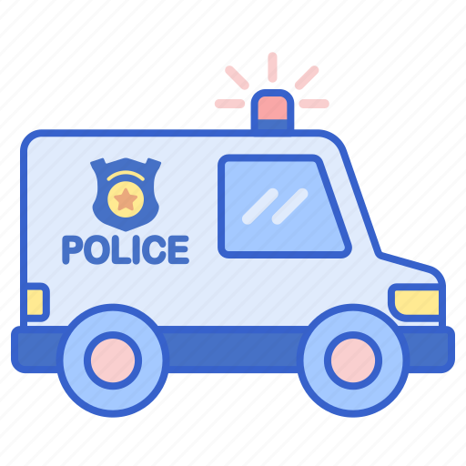 Police, transport, van, vehicle icon - Download on Iconfinder