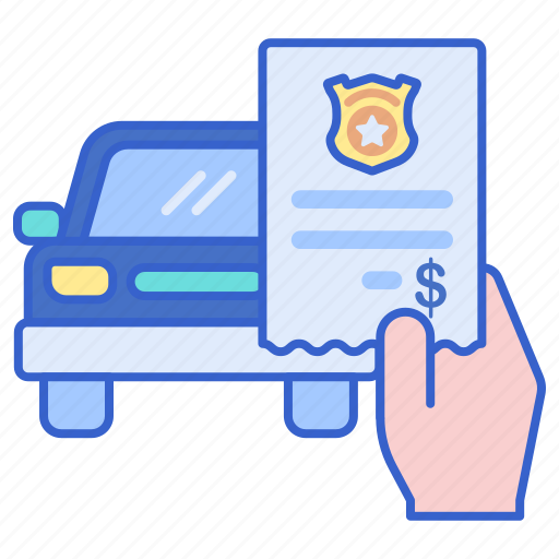 Car, police, ticket, traffic icon - Download on Iconfinder