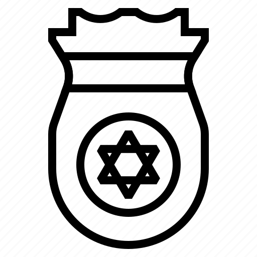 Badge, cop, crime, police icon - Download on Iconfinder